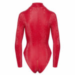 Wetlook Snake Skin Look Body i Rød