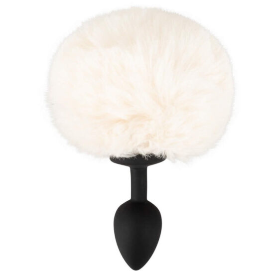 Fluffy Bunny Tail Anal Plug med Pompom