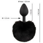 Fluffy Bunny Tail Anal Plug med Pompom