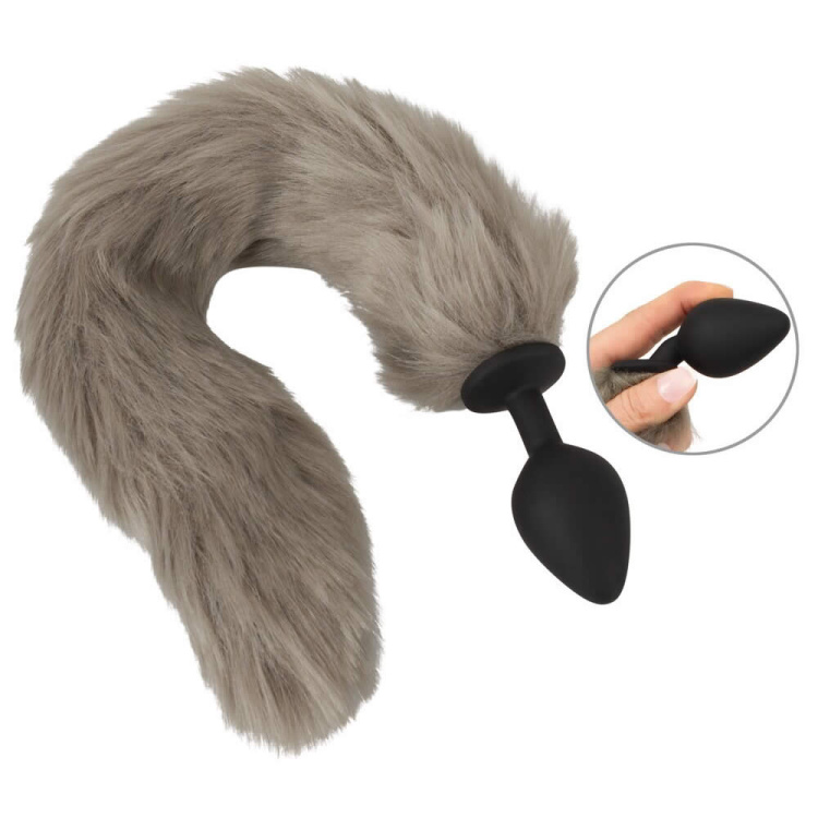 Fluffy Tail Anal Plug med Hale