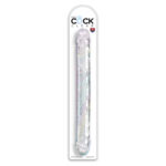 King Cock Dobbeltdildo i Transparent 58 cm