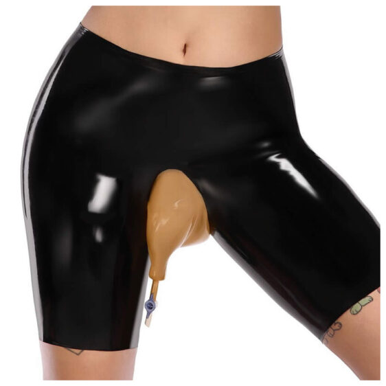 LateX Cykelshorts med Urinpose