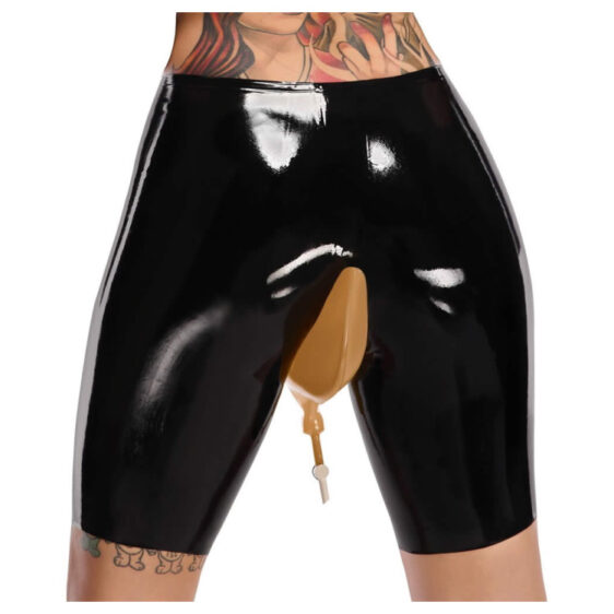 LateX Cykelshorts med Urinpose