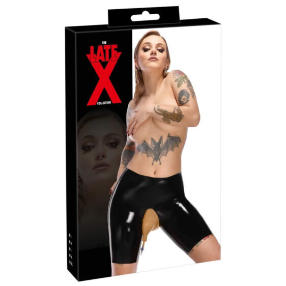 LateX Cykelshorts med Urinpose