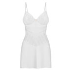 Obsessive Alissium Negligé i Hvid 2 Obsessive Alissium Negligé i Hvid