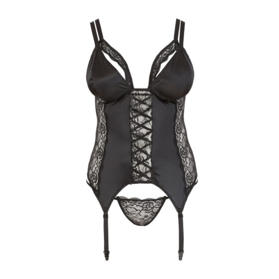 Plus Size Blonde Bustier med Aftagelige Skåle