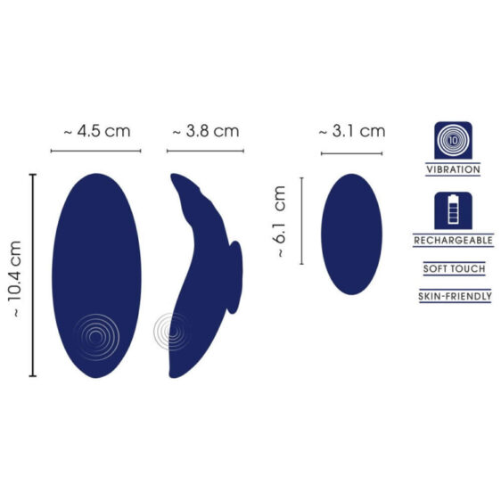 Sweet Smile Fjernbetjent Trussevibrator Extra Slim