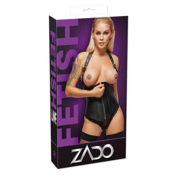 Underbust Corsage med Neckholder i Lammeskind