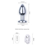 Vibrerende Butt Plug med LED - Small