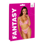 Fantasy Blonde BH og G-Streng i Pink