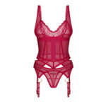 Obsessive Cupid Desir Lingeri Sæt i Rød 2 Obsessive Cupid Desir Lingeri Sæt i Rød