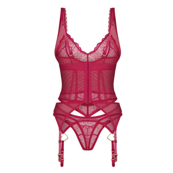 Obsessive Cupid Desir Lingeri Sæt i Rød