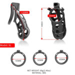 Sevanda Naja-Cobra Chastity Cage XL