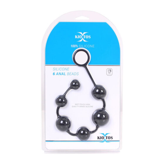 Silicone 6 Anal Beads
