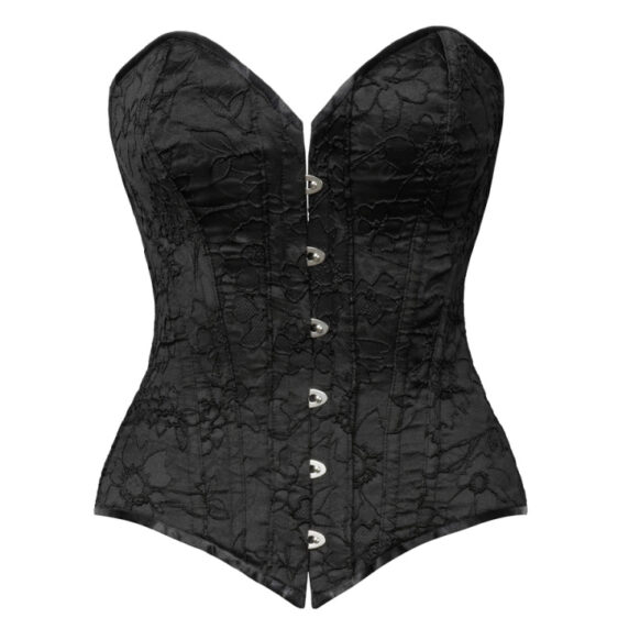 Stropløs corsage med silkemat overflade