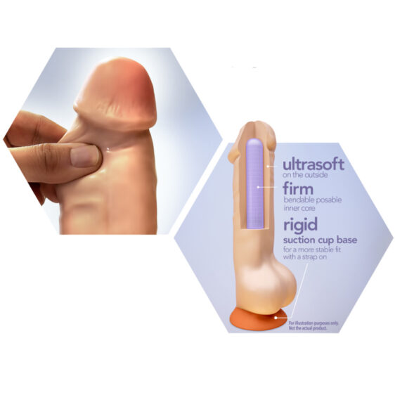 Dr. Skin Plus 9 Inch Posable Dildo