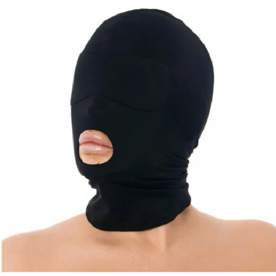 Sort Maske med Ében Mund