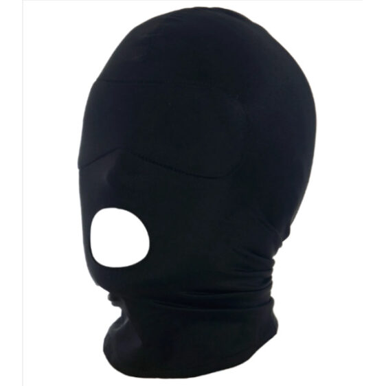 Sort Maske med Åben Mund