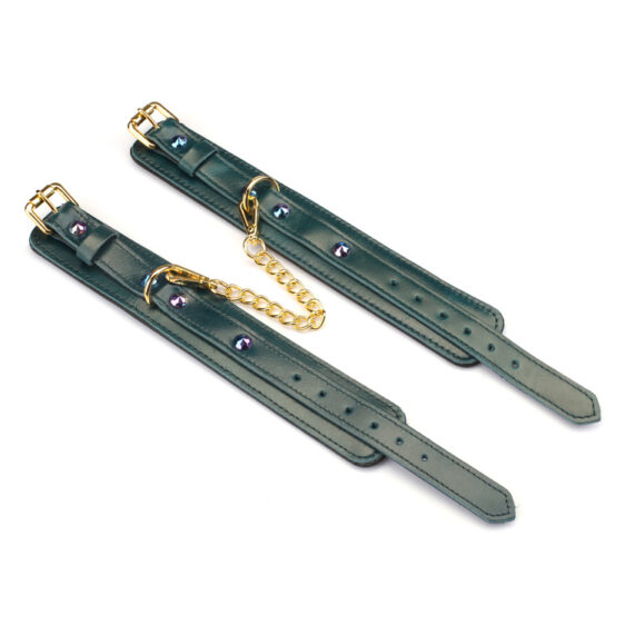 Liebe Seele Luksus Blå - Læder Ankelmanchetter