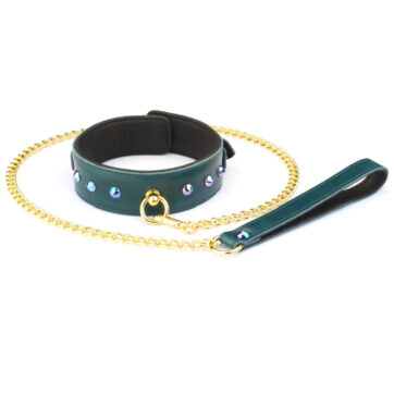 Liebe Seele Luksus Blå - Læderhalsbånd