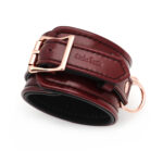 Liebe Seele Vinrød - Læder Ankelmanchetter2 Liebe Seele Vinrød - Læder Ankelmanchetter