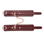 Liebe Seele Vinrød - Læder Ankelmanchetter4 Liebe Seele Vinrød - Læder Ankelmanchetter