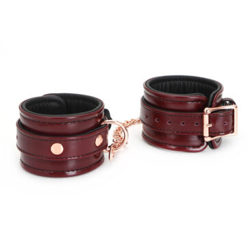 Liebe Seele Vinrød - Læderhåndjern med Rose Gold