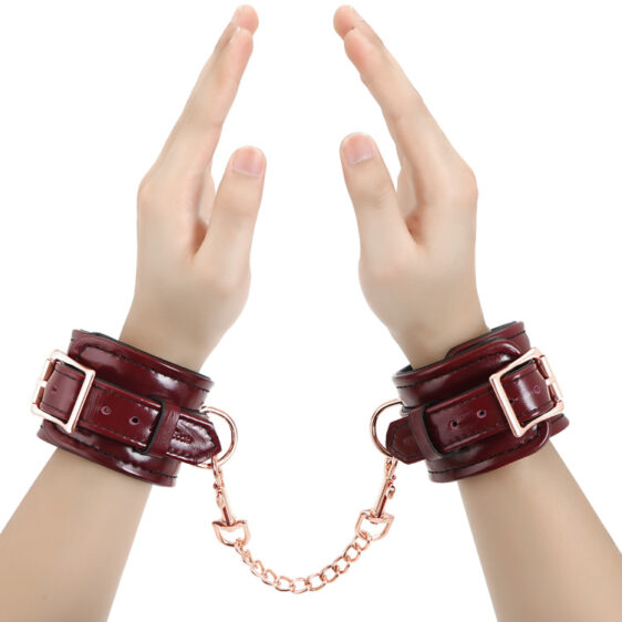 Liebe Seele Vinrød - Læderhåndjern med Rose Gold