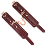 Liebe Seele Vinrød - Læderhåndjern med Rose Gold6 Liebe Seele Vinrød - Læderhåndjern med Rose Gold