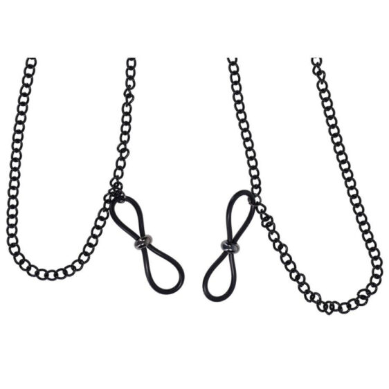 Blonde Halsbånd med Nipple Klemmer