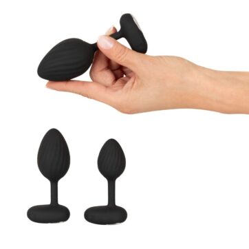 RC Butt Plug Sæt med Vibration