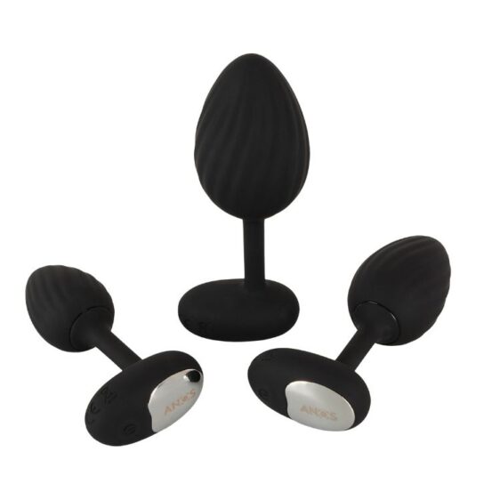 RC Butt Plug Sæt med Vibration