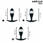 Addicted Toys - Plug Set Model 22 Addicted Toys - Plug Set Model 2