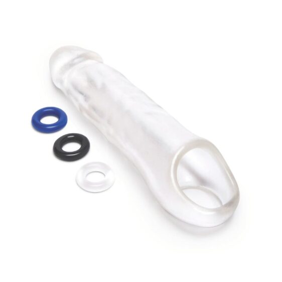 Clear Penis Sleeve Extra Girthy