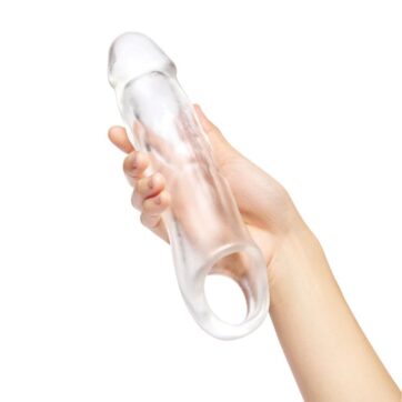 Clear Penis Sleeve Extra Girthy