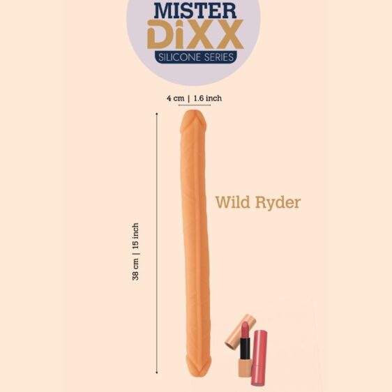 Wild Ryder 15 Inch Silicone Double Dong